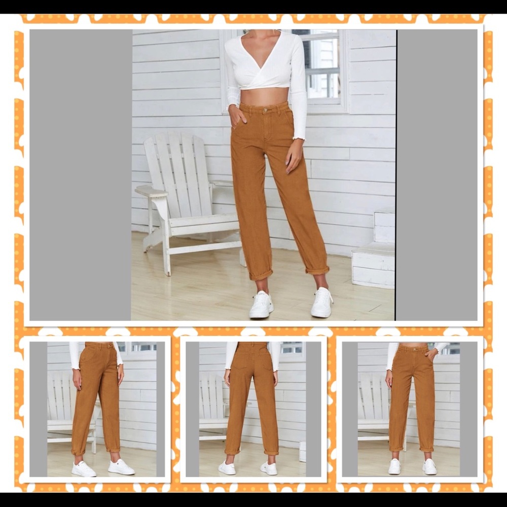 Shein High Waist Corduroy Pants.  Size XS
